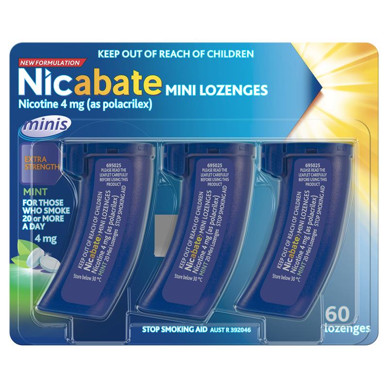 Load image into Gallery viewer, Nicabate Minis 4mg 60 Lozenges
