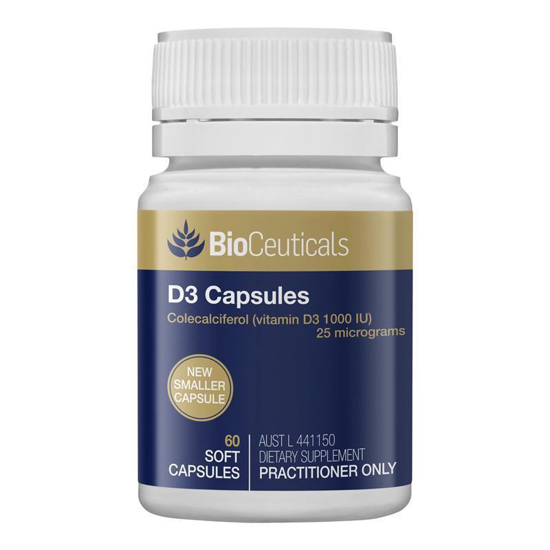Load image into Gallery viewer, Bioceuticals D3 60 Capsules NEW
