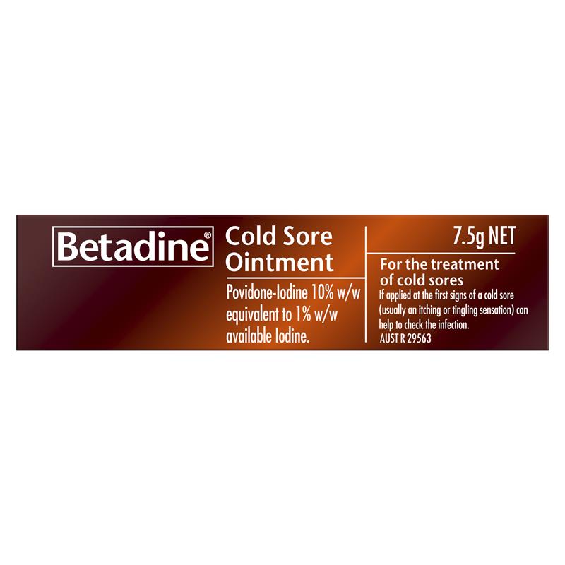 Load image into Gallery viewer, Betadine Cold Sore Ointment Cream 7.5g
