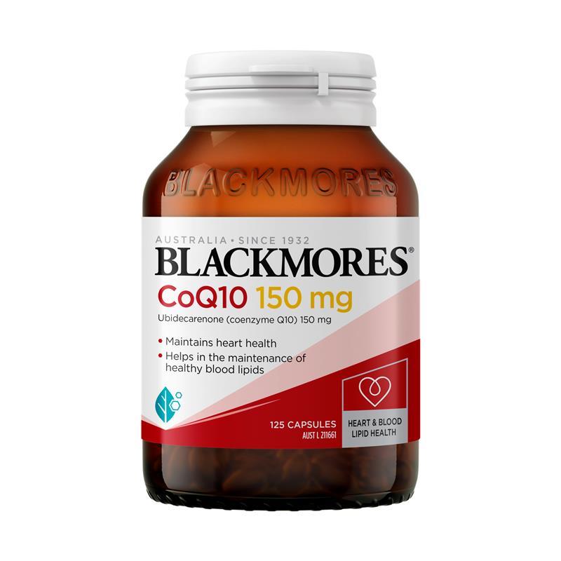 Load image into Gallery viewer, Blackmores CoQ10 150mg High Potency 125 Capsules Exclusive Size
