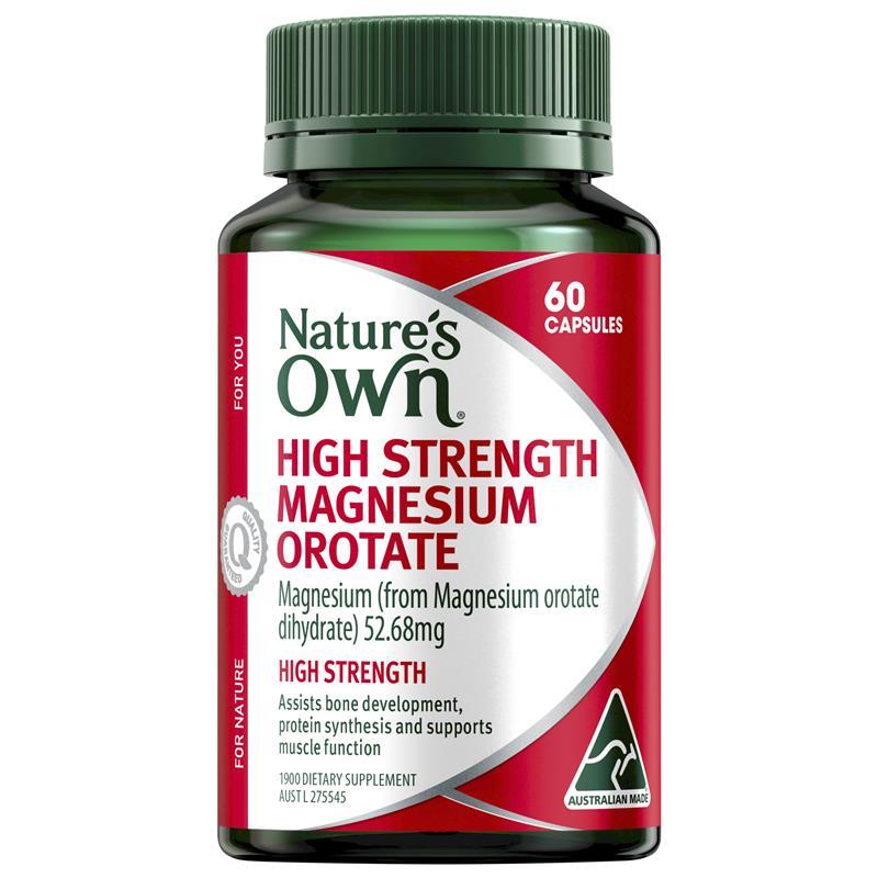 Load image into Gallery viewer, Nature's Own High Strength Magnesium Orotate 60 Capsules
