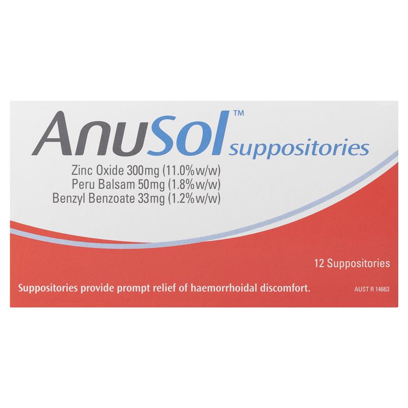 Load image into Gallery viewer, Anusol Suppositories 12
