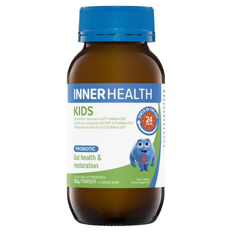 Load image into Gallery viewer, Inner Health Kids Probiotic 120g Powder Fridge Line
