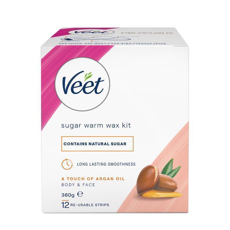 Load image into Gallery viewer, Veet Warm Wax Argan Oil 360g
