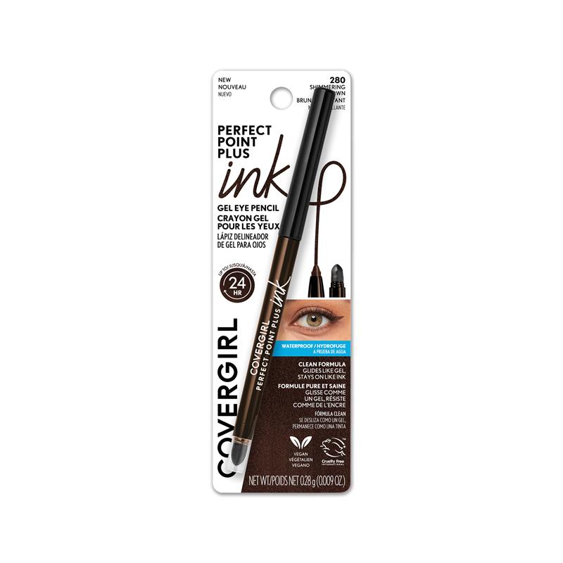 Load image into Gallery viewer, Covergirl Perfect Point Plus Ink Eyeliner 280 Shimmering Brown 0.28g
