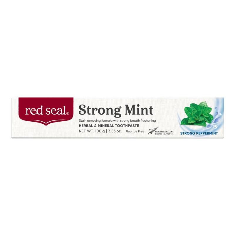 Load image into Gallery viewer, Red Seal Toothpaste Strong Mint 100g
