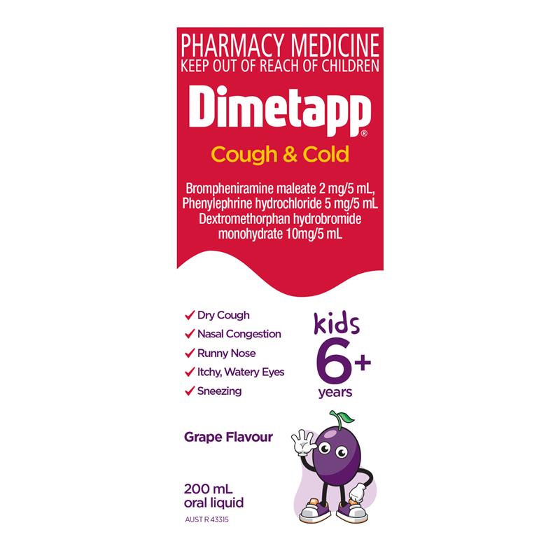 Load image into Gallery viewer, Dimetapp Cough and Cold 200mL
