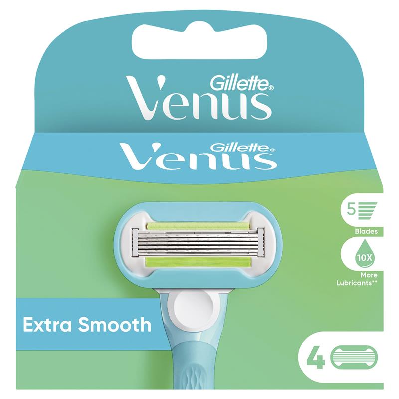 Load image into Gallery viewer, Gillette Venus Extra Smooth Blade Refills 4 Pack
