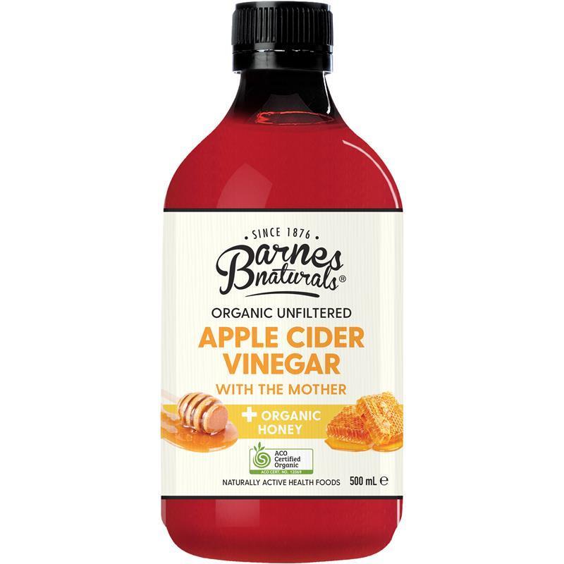 Load image into Gallery viewer, Barnes Naturals Organic Apple Cider Vinegar with the Mother and Honey 500ml
