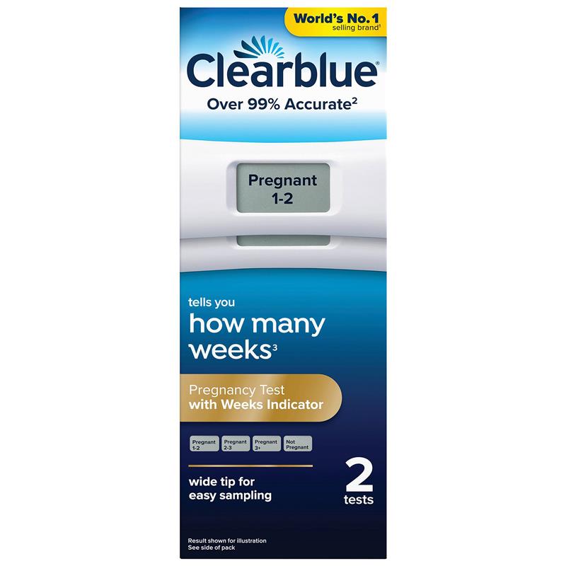 Load image into Gallery viewer, Clearblue Digital Pregnancy Test Weeks Indicator 2 Tests
