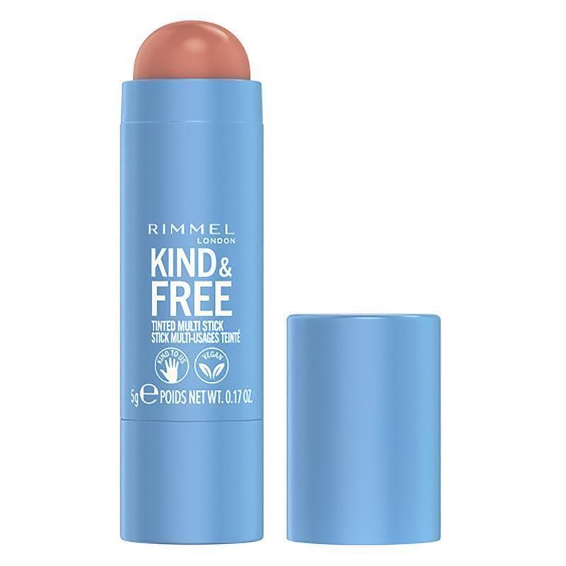Load image into Gallery viewer, Rimmel Kind &amp; Free Clean Multi-Stick 002 Peachy Cheeks Soft Peach
