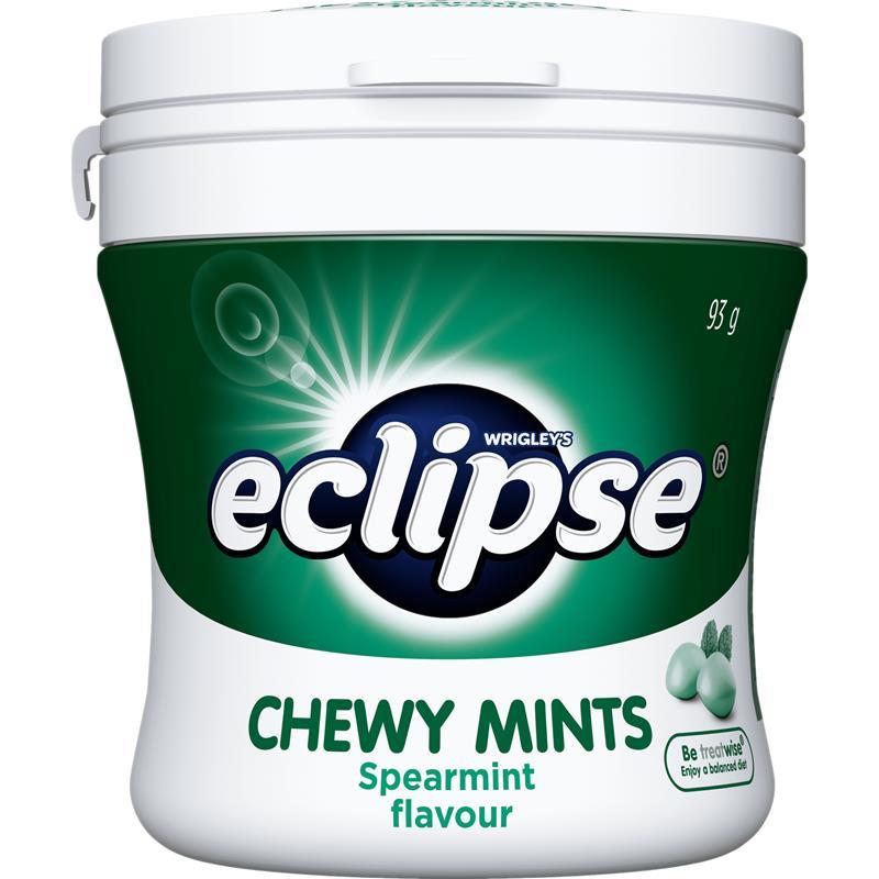 Load image into Gallery viewer, Eclipse Spearmint Chewy Mints 46 Piece Bottle
