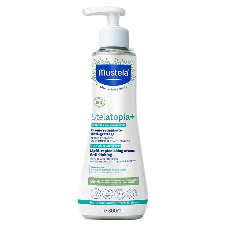 Load image into Gallery viewer, Mustela Stelatopia+ Lipid Replenishing Cream 300ml
