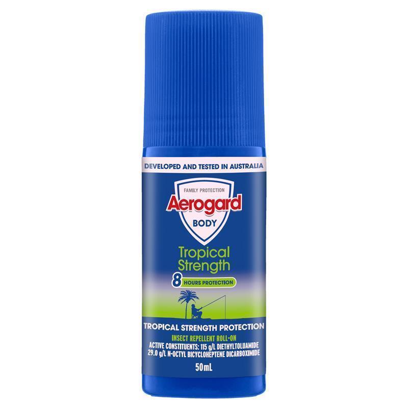 Load image into Gallery viewer, Aerogard Roll On Tropical Strength 50mL
