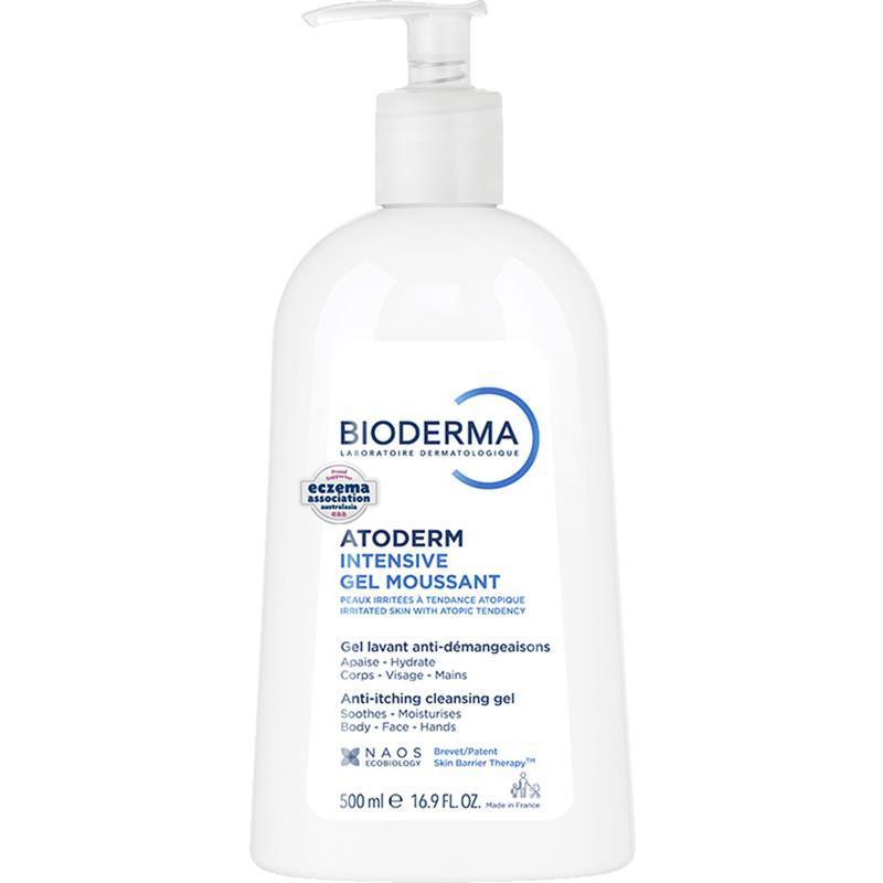 Load image into Gallery viewer, Bioderma Atoderm Intensive Gel Moussant Hydrating Foaming Cleanser 500ml
