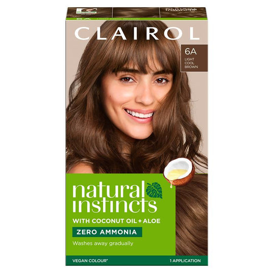 Natural Instincts 6A Tweed, Light Cool Brown Semi Permanent Hair Colour