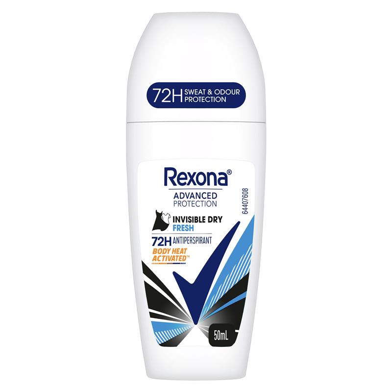 Load image into Gallery viewer, Rexona Women Advanced Antiperspirant Roll On Invisible Dry Fresh 50ml
