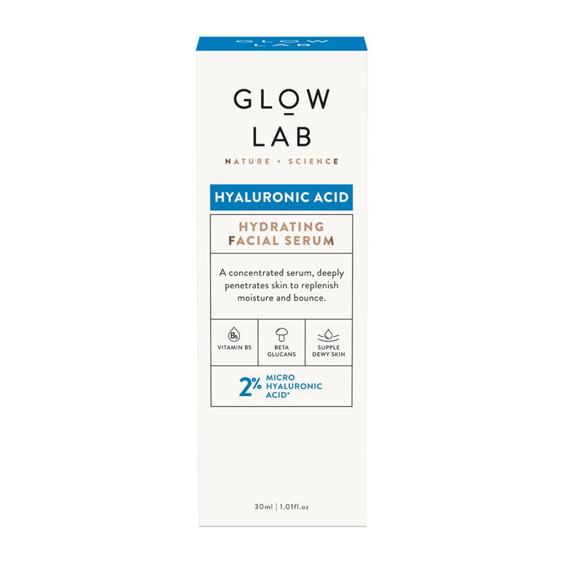 Load image into Gallery viewer, Glow Lab Hyaluronic Acid Hydrating Facial Serum 30ml
