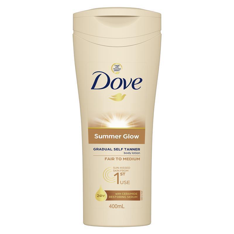 Load image into Gallery viewer, Dove Summer Glow Body Lotion Fair to Medium Skin 400ml
