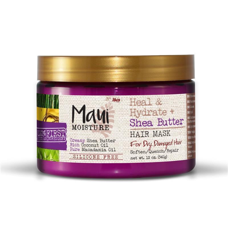 Load image into Gallery viewer, Maui Moisture Heal &amp; Hydrate + Shea Butter Hair Mask For Dry &amp; Damaged Hair 340g
