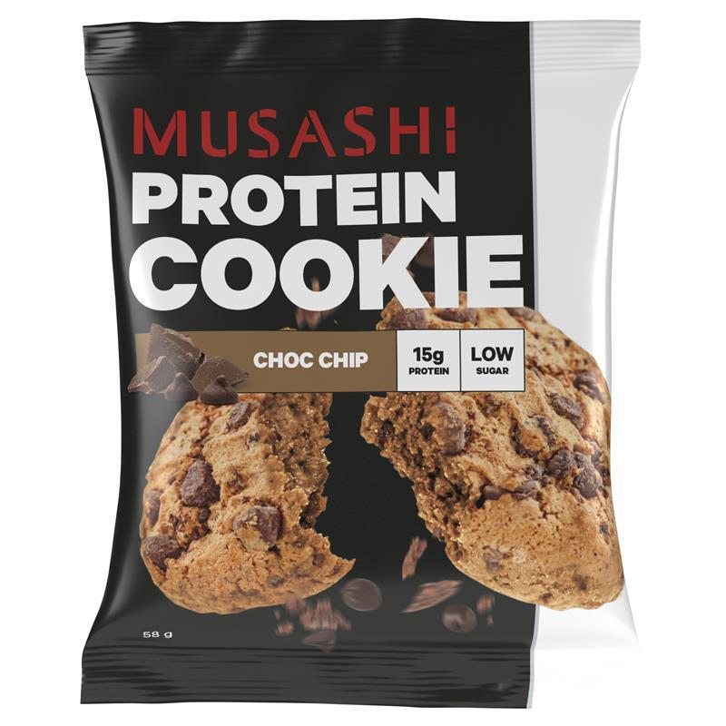 Load image into Gallery viewer, Musashi Protein Cookie Choc Chip 58g
