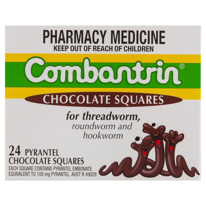 Load image into Gallery viewer, Combantrin Chocolate Squares 24
