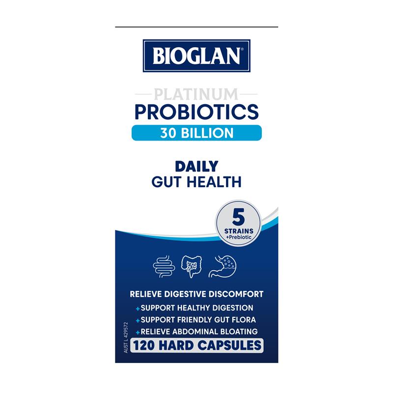 Load image into Gallery viewer, Bioglan Platinum Probiotics Daily 30 Billion 120 Capsules
