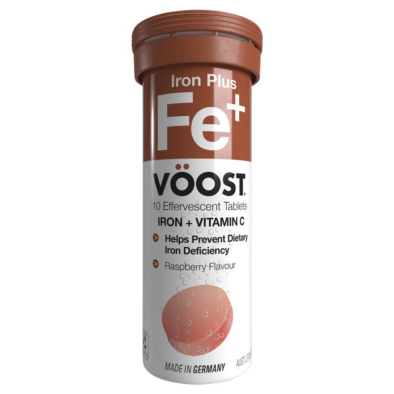 Load image into Gallery viewer, Voost Iron Plus Effervescent 10 Tablets
