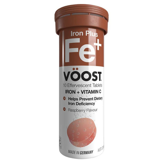 Voost Iron Plus Effervescent 10 Tablets