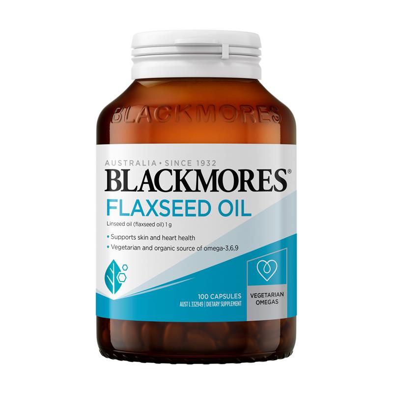 Load image into Gallery viewer, Blackmores Flaxseed Oil 100 Capsules
