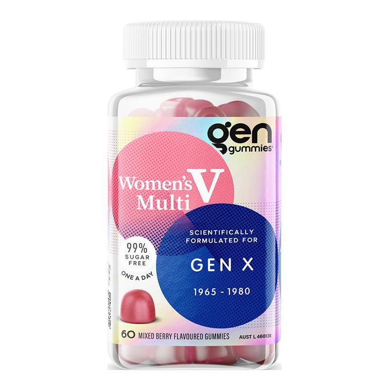 Load image into Gallery viewer, GEN X Gummies Women's Multivitamin Mixed Berry 60 Pack
