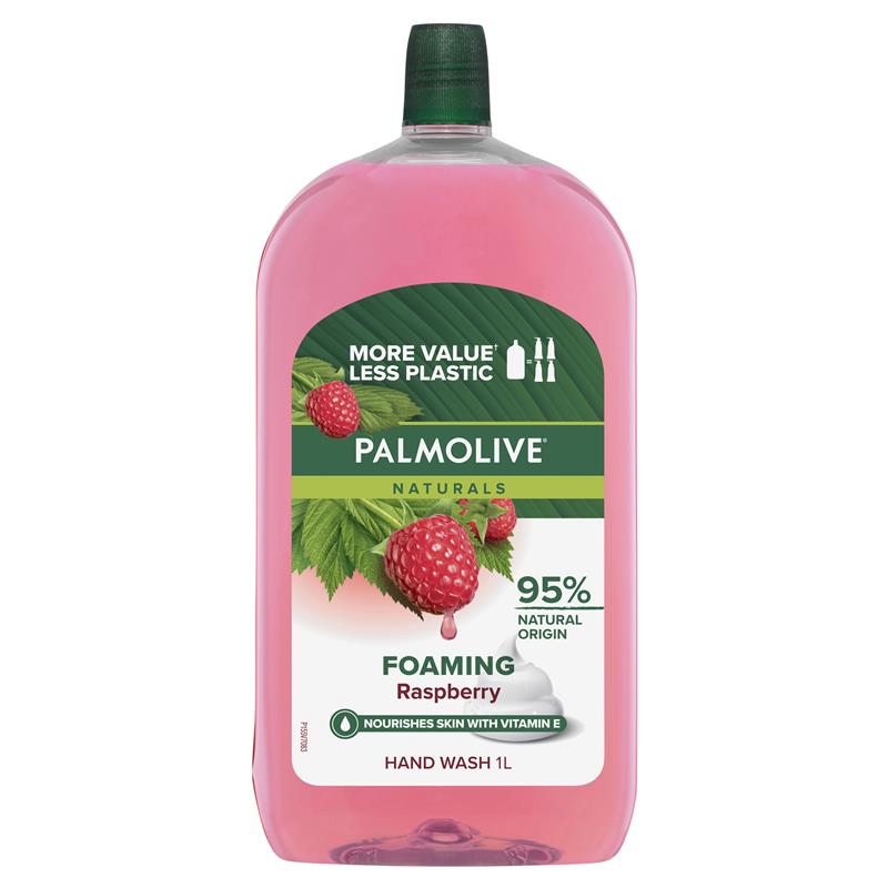Load image into Gallery viewer, Palmolive Naturals Foaming Hand Wash Refill Raspberry 1L
