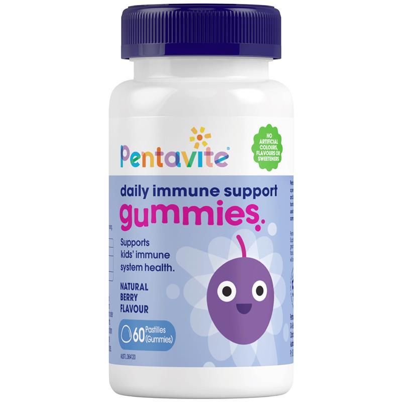 Load image into Gallery viewer, Pentavite Daily Immune Daily Kids Gummies 60 Gummies

