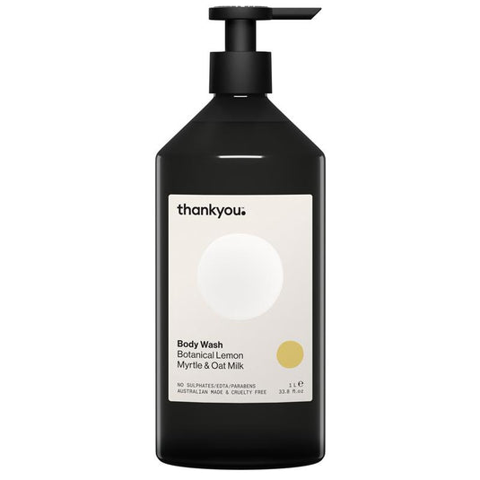 Thankyou Body Wash Botanical Lemon Myrtle & Oat Milk 1L