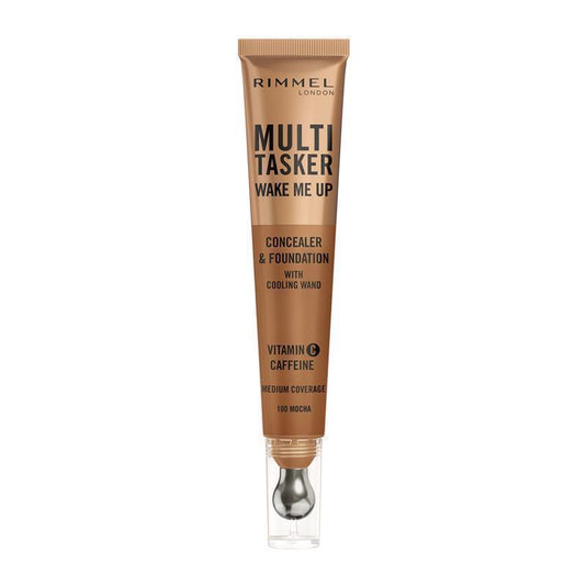 Rimmel Multi Tasker Wake Me Up Concealer & Foundation 100 Mocha