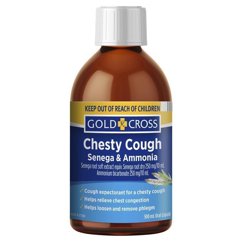 Load image into Gallery viewer, Gold Cross Senega &amp; Ammonia Mixture 500ml
