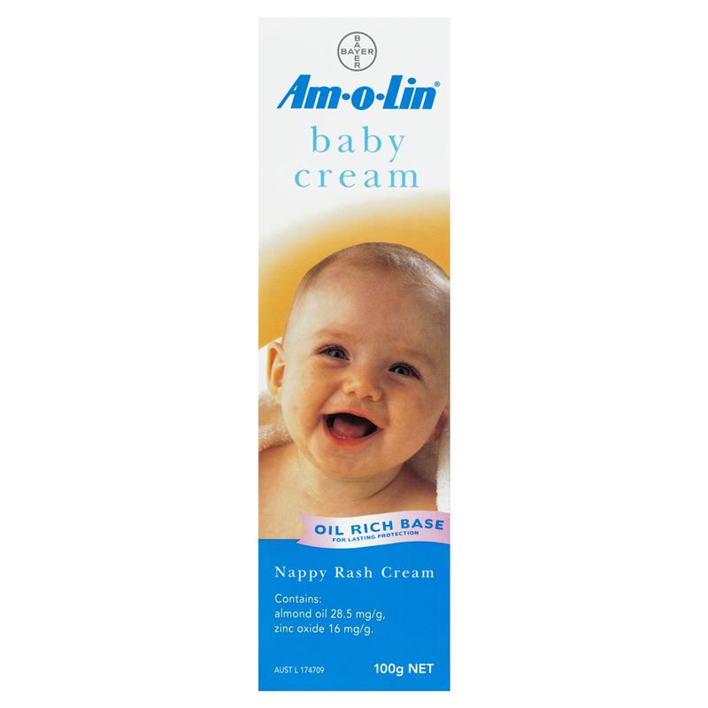 Load image into Gallery viewer, Amolin Baby Cream for Nappy Rash Tube 100g
