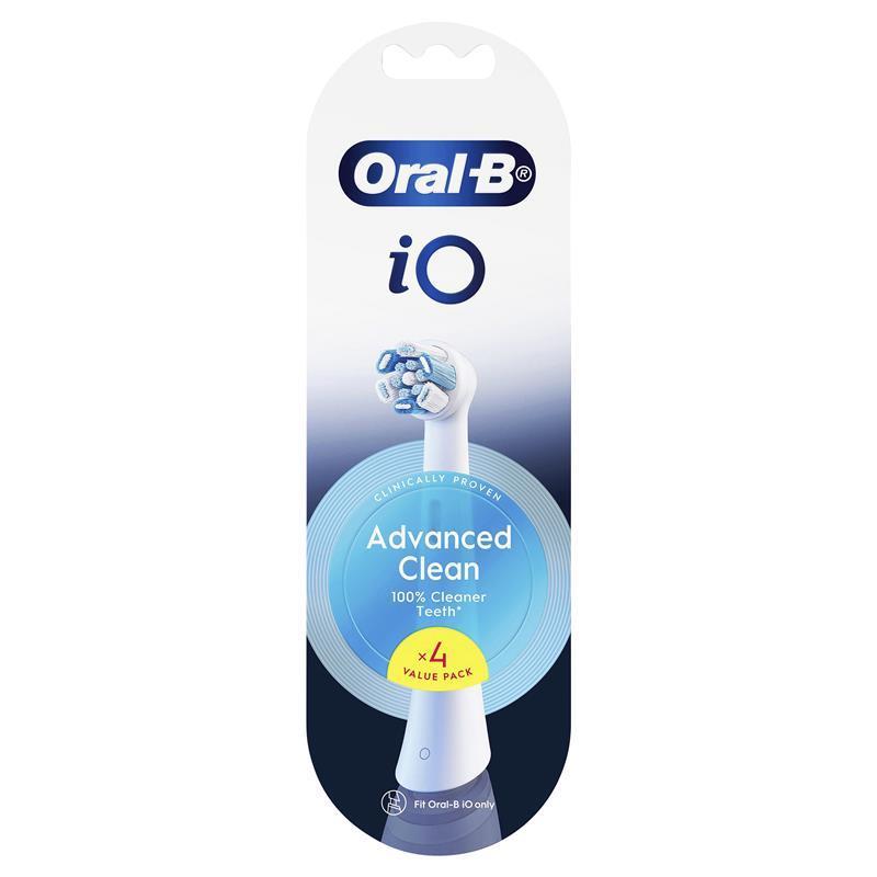 Load image into Gallery viewer, Oral B Power Toothbrush iO Advanced Clean Refills White 4 Pack

