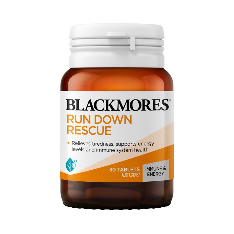 Load image into Gallery viewer, Blackmores Run Down Rescue 30 Tablets
