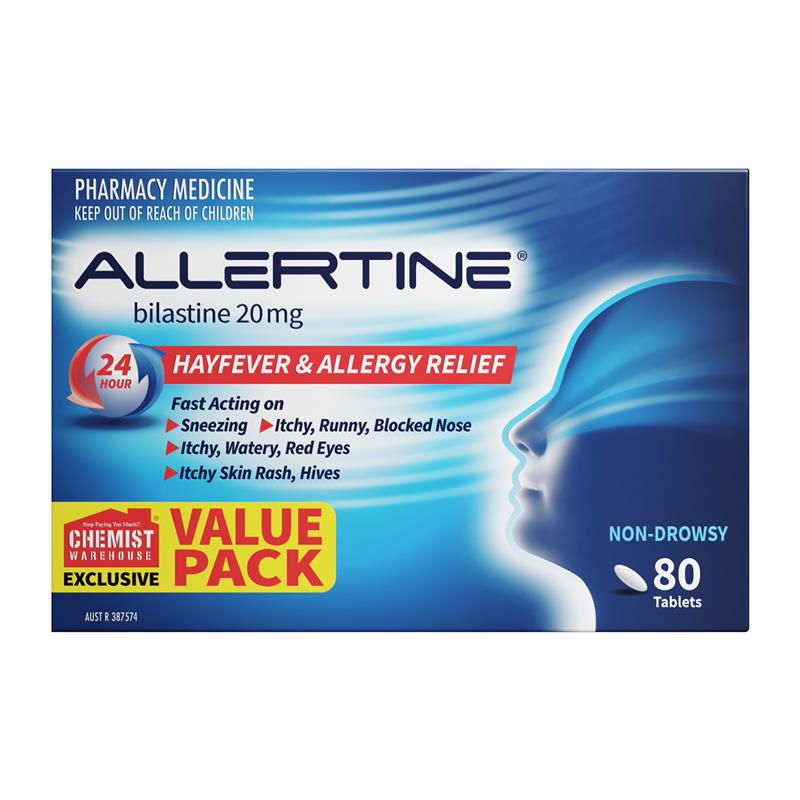 Load image into Gallery viewer, Allertine 20mg 80 Tablets Exclusive Size
