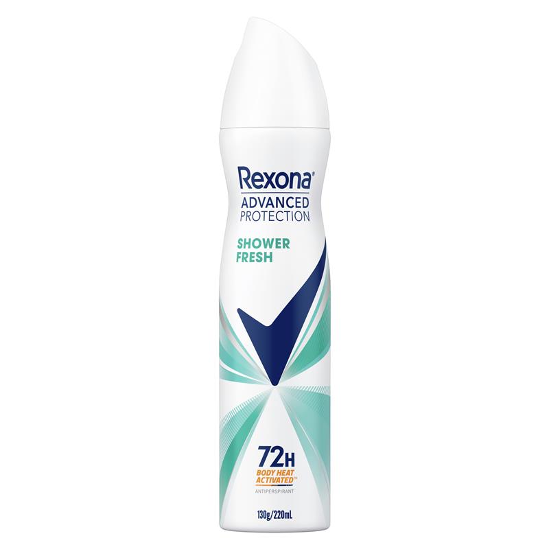 Load image into Gallery viewer, Rexona Women Advanced Antiperspirant Aerosol Shower Fresh 220ml
