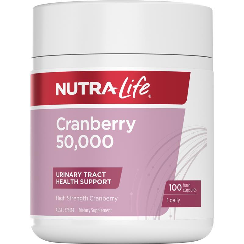 Load image into Gallery viewer, Nutra-Life Cranberry 50000 100 Capsules NEW
