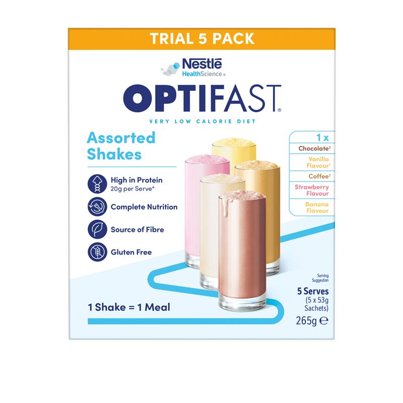 Load image into Gallery viewer, Optifast VLCD Shake Assorted Pack 5 x 53g
