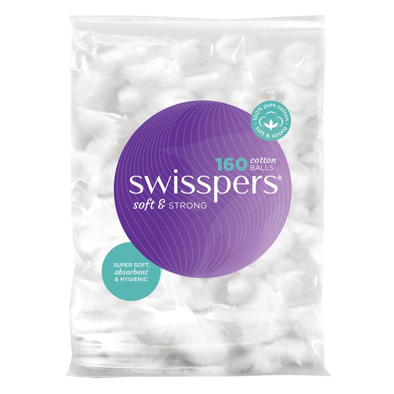 Load image into Gallery viewer, Swisspers Cotton Ball 160 White
