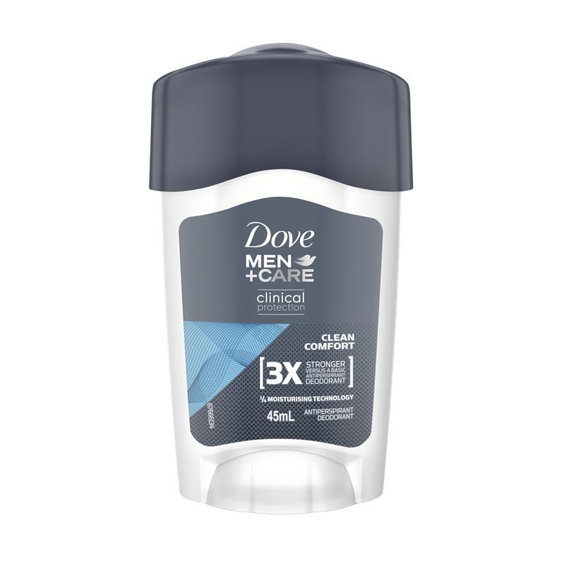 Load image into Gallery viewer, Dove for Men Clinical Protection Antiperspirant Deodorant Clean Comfort 45ml
