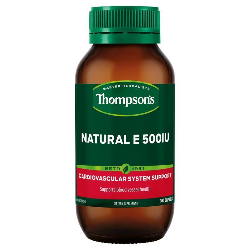 Load image into Gallery viewer, Thompson's Natural E 500iu 100 Capsules
