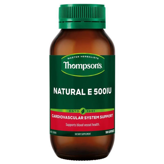 Thompson's Natural E 500iu 100 Capsules