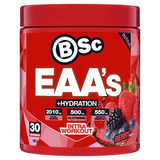 BSc EAAs + Hydration Berry 180g