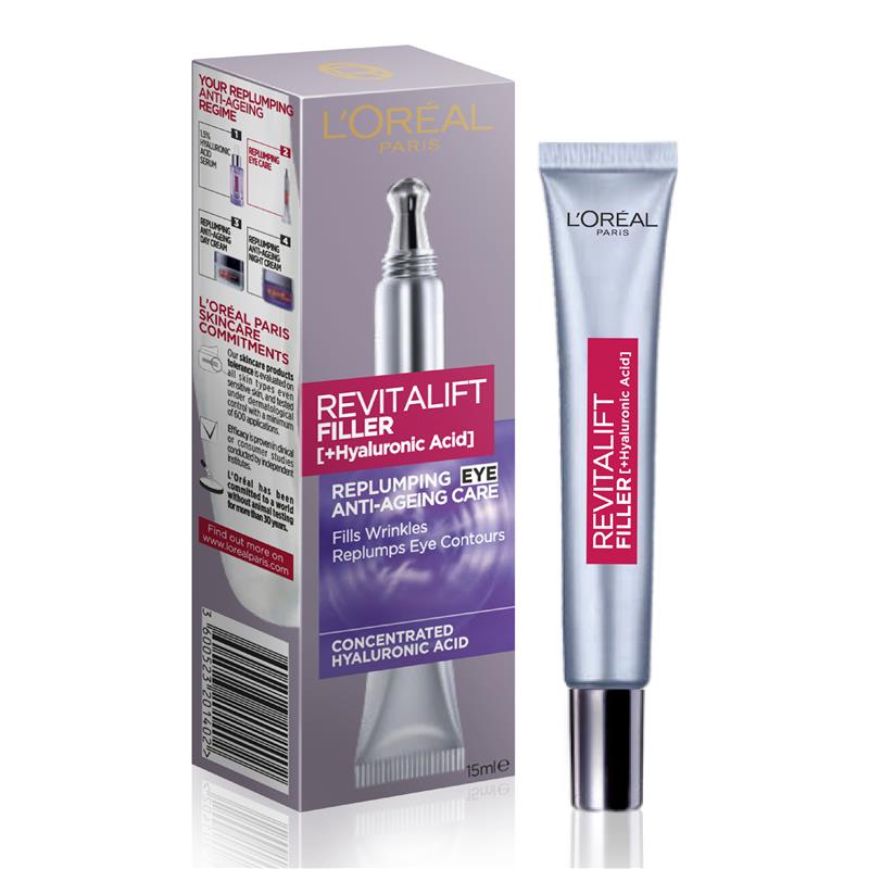 Load image into Gallery viewer, L'Oreal Paris Revitalift Filler Replumping Eye Cream 15ml
