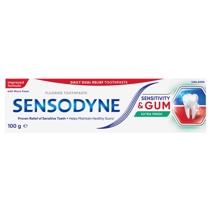 Load image into Gallery viewer, Sensodyne Toothpaste Sensitivity &amp; Gum Extra Fresh 100g NEW
